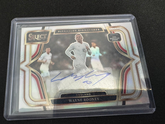 2025-26 Select R2WC Wayne Rooney Auto