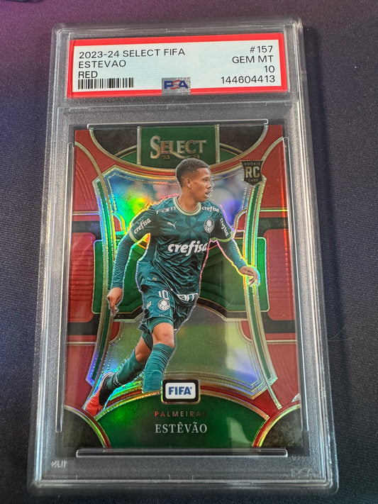 2023-24 Select FIFA Estevao Red PSA 10