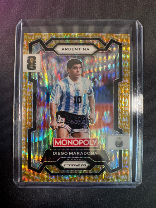 2026 Monopoly Prizm Diego Maradona Gold Big Money