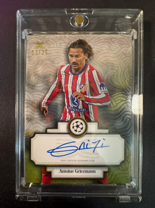2024-25 Topps Definitive Collection Antoine Griezmann Auto